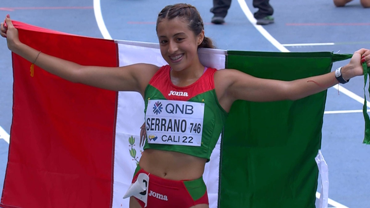Karla Ximena Serrano gana un oro para México en la marcha del Mundial de Atletismo sub-20