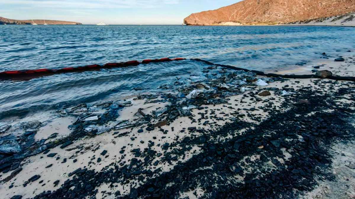 Baja California Sur: cierran playa Balandra por derrame de combustible; ve imágenes