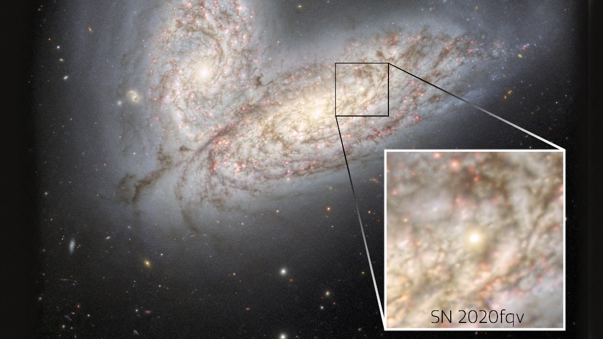 Supernova Choque De Galaxias