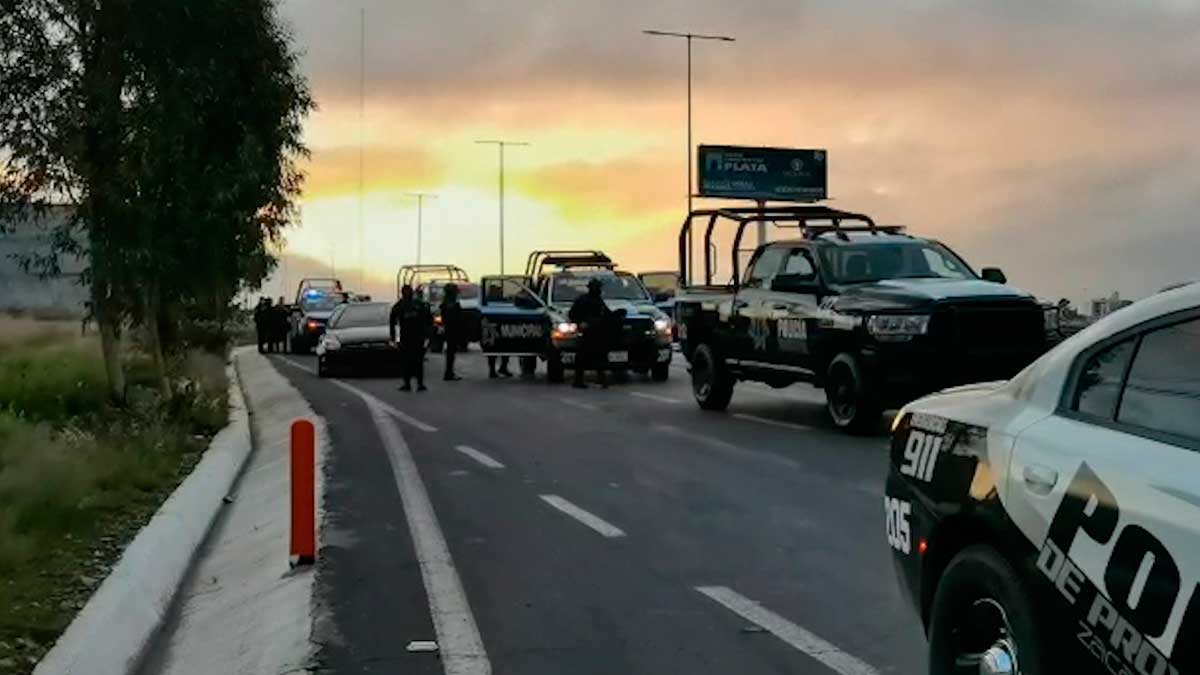 Se registra persecución y balacera en las inmediaciones de la Universidad Autónoma de Zacatecas
