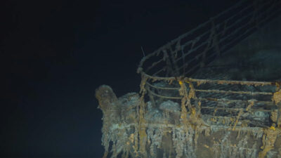 Captan imágenes en 8K de los restos del Titanic