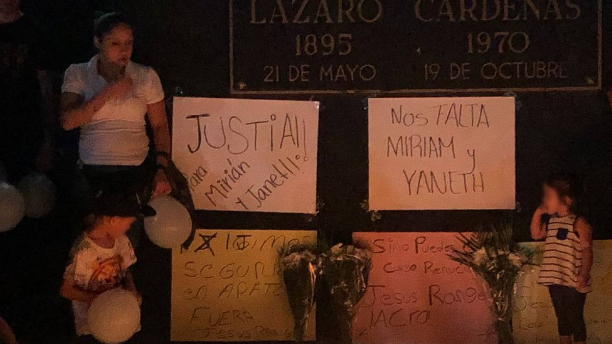 “No queremos un Apatzingán feminicida”: marchan para exigir justicia por asesinato de madre e hija