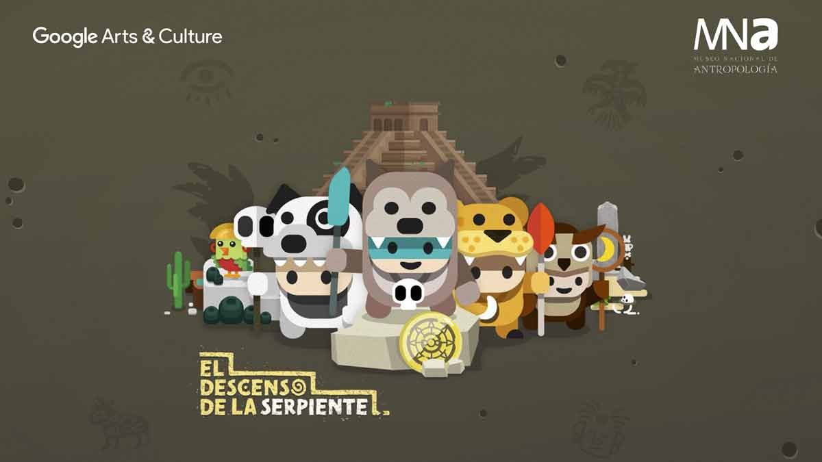 Vive “El descenso de la serpiente”, el nuevo videojuego de Google inspirado en Mesoamérica