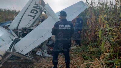 En Otzolotepec, Edomex, avioneta se desploma; hay al menos 3 fallecidos