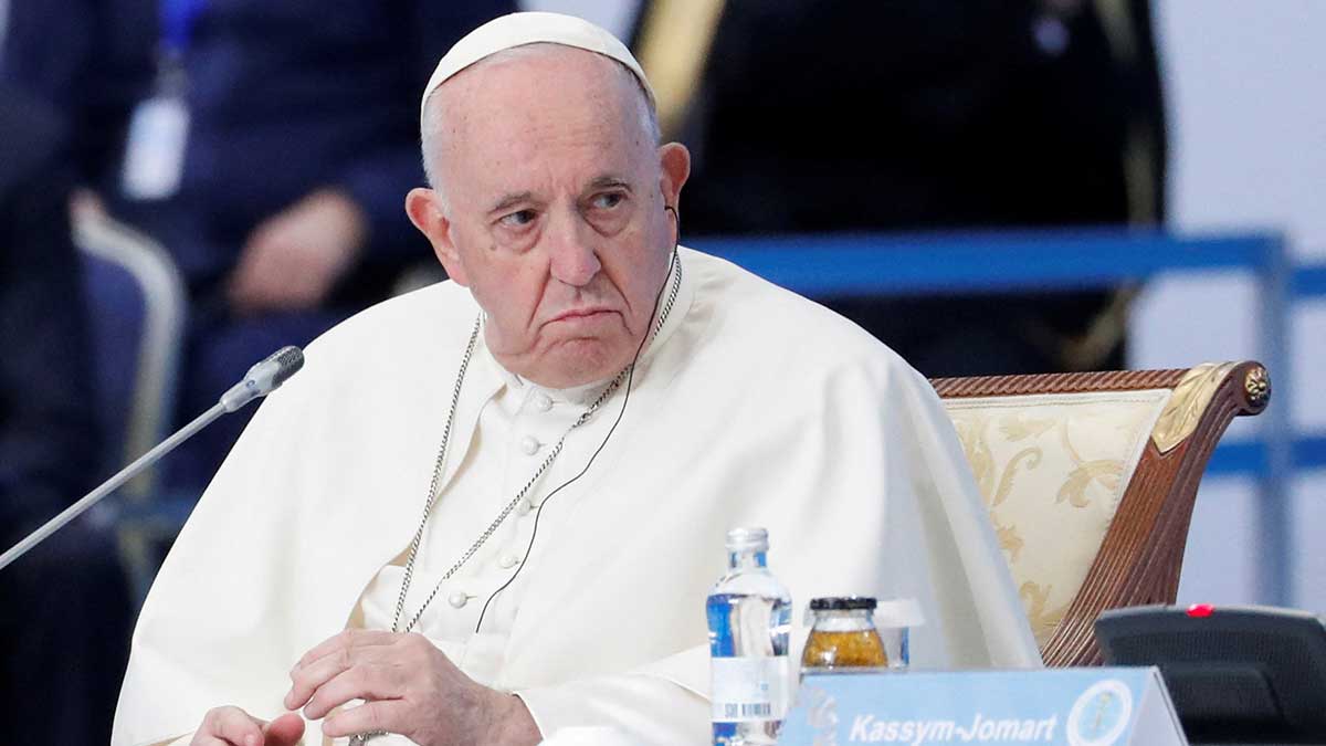 Dios no respalda la guerra, dice el Papa Francisco