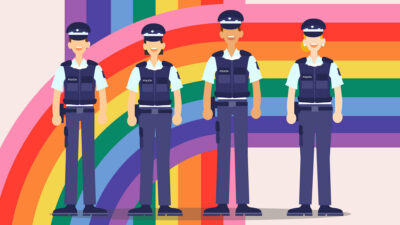 En la CDMX, exhortan a los elementos de la policía brindar un trato respetuoso y digno a personas de la comunidad LGBTTTI+.