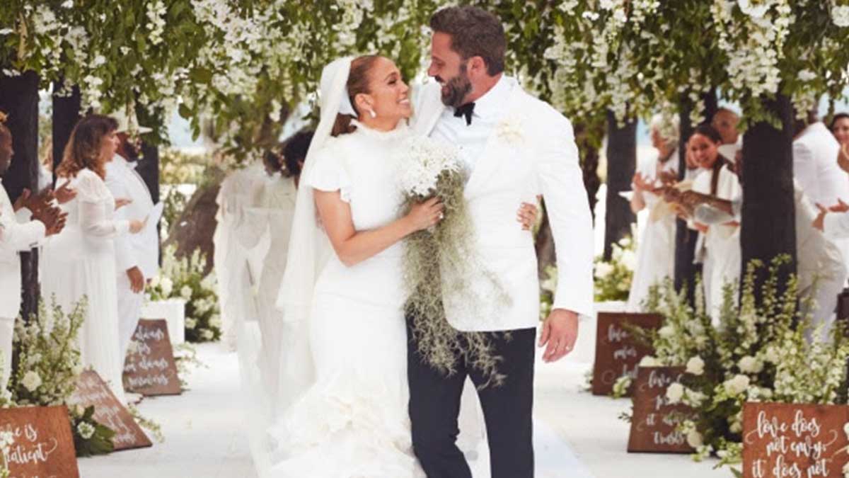 Jennifer Lopez revela detalles íntimos de su boda con Ben Affleck
