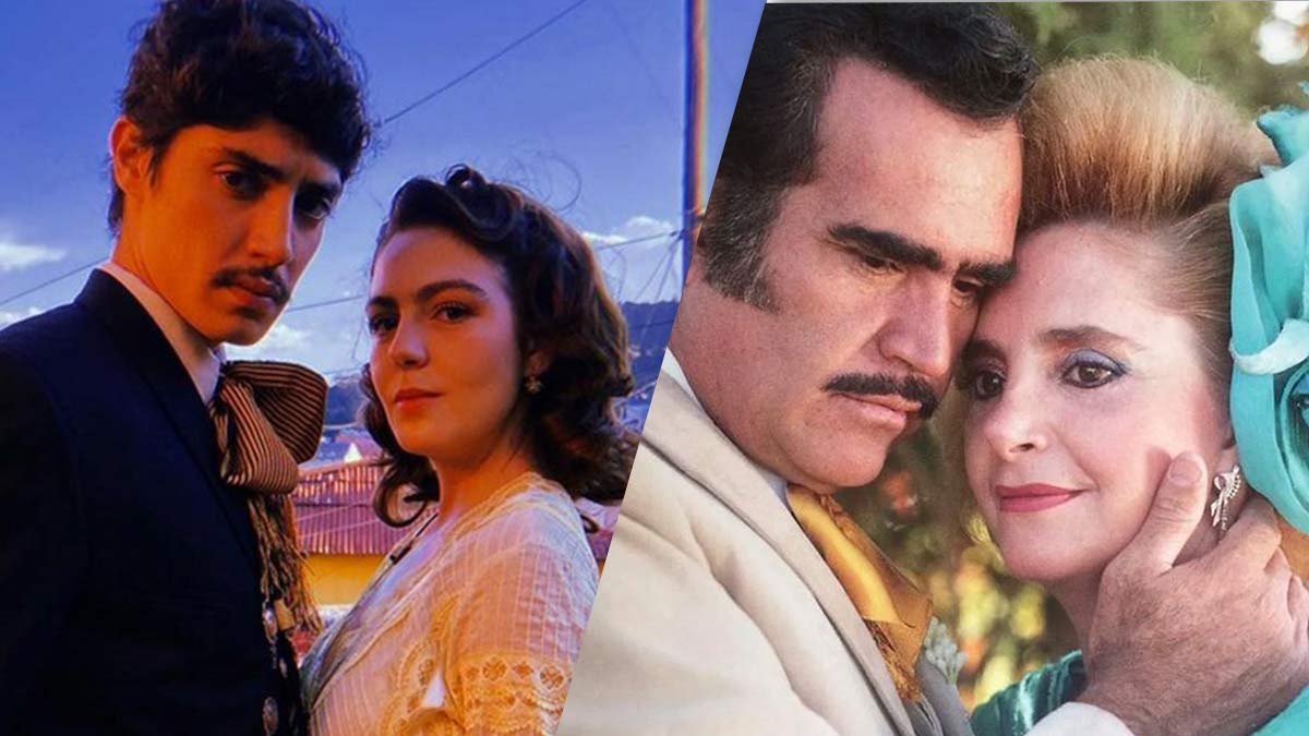 Vicente Fernández y Cuquita de jóvenes, ellos son los actores que dan vida al matrimonio en la serie de Netflix