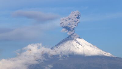 Volcán Popocatépetl registra dos explosiones este viernes 9 de septiembre 2022