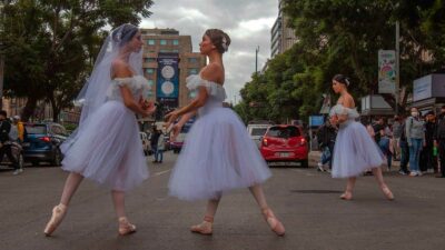 Ballet en calles de la CDMX 2022 de la compañía de danza Ardentía