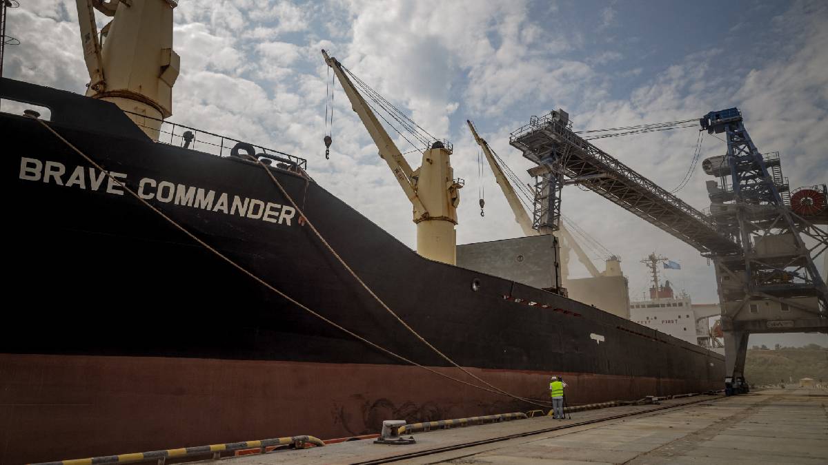 Dos buques cargados de cereales zarparon de Ucrania rumbo a Turquía