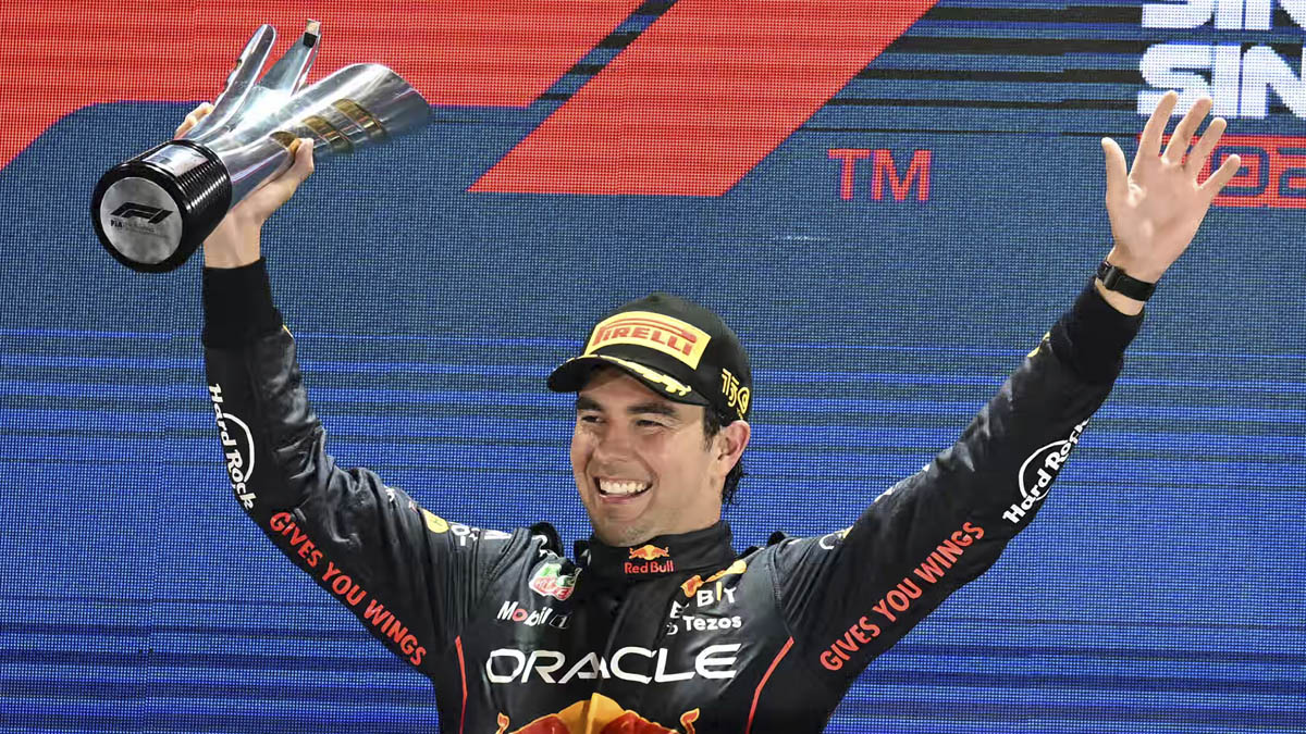 Sergio “Checo” Pérez gana el Gran Premio de Singapur