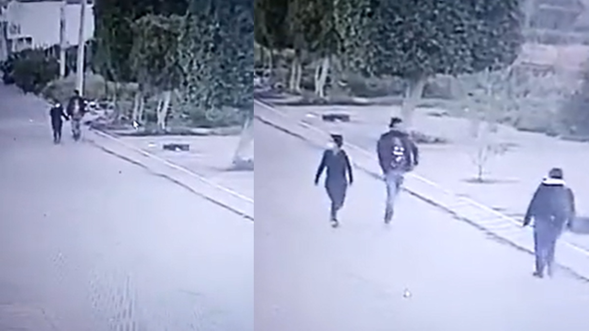 En Tecamachalco, Puebla, captan a pareja asaltar a una mujer