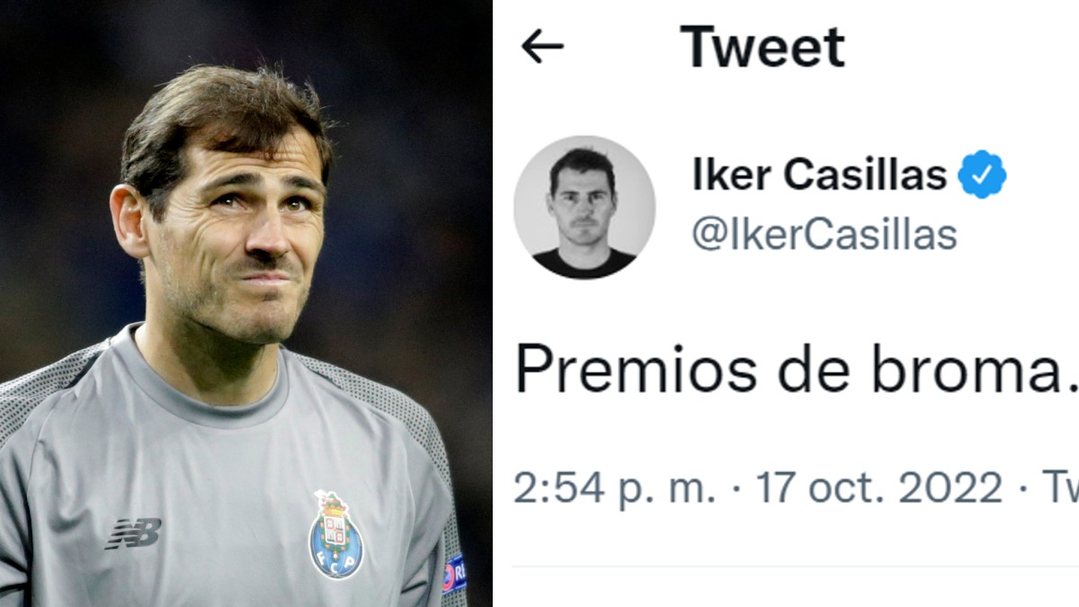 Iker Casillas califica al Balón de Oro como “premios de broma”