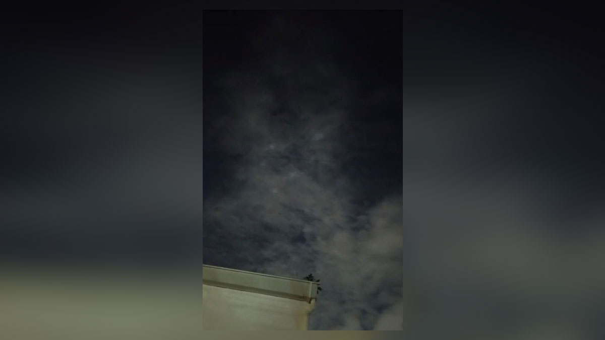 CDMX: Captan misteriosas luces en el cielo, al sur de la capital