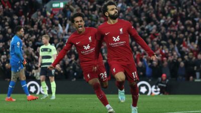 Salah anotó el gol del Liverpool