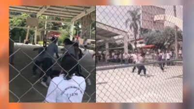 Morelos: alumnos de prepa de la UAEM protagonizan campal; ve video