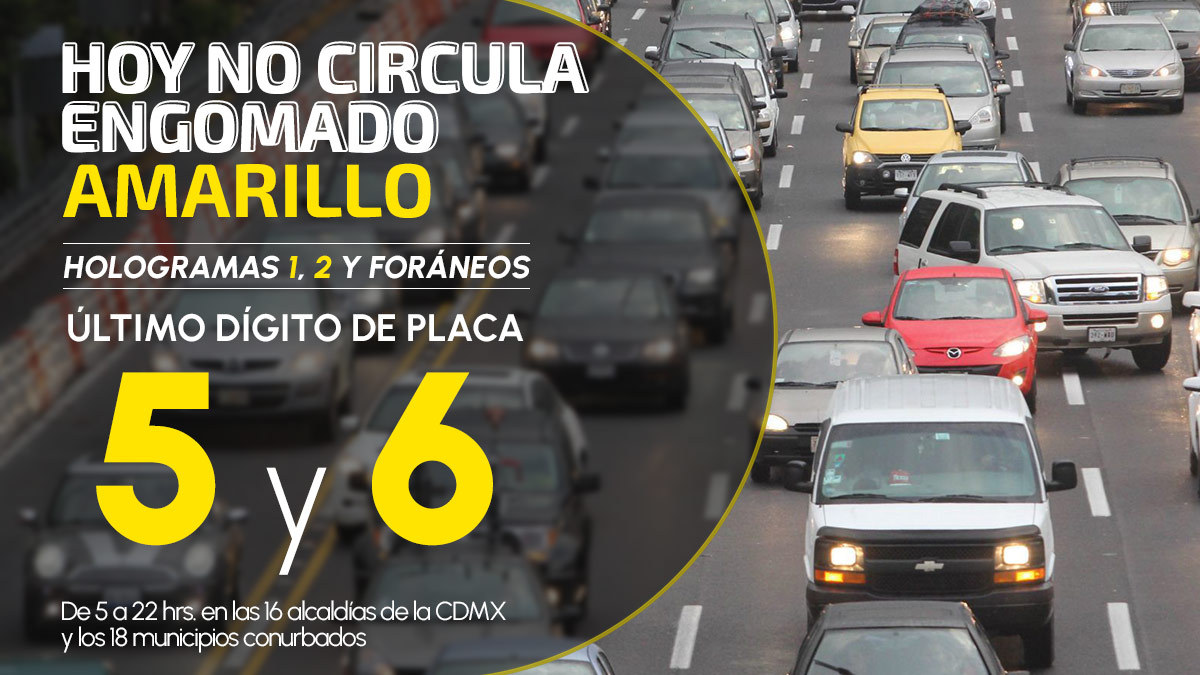 Por el Hoy No Circula, revisa qué autos sí pueden transitar este lunes 31 de octubre de 2022 en las 16 alcaldías de la Ciudad de México.