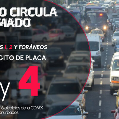 Hoy No Circula, miércoles 12 de abril: vehículos y placas prohibidos en CDMX y Edomex