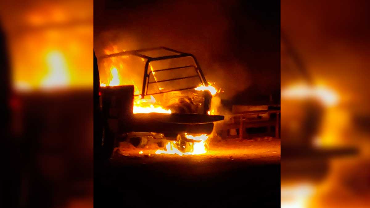 Violencia en Sonora: bloqueos, incendio de patrullas y más se viraliza en redes