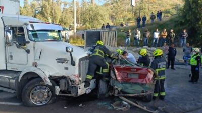 Accidente en la México-Querétaro genera caos vial en Periférico Norte
