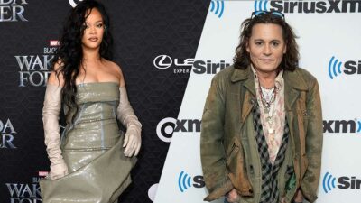 Rihanna es criticada por invitar a Johnny Depp a su desfile