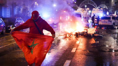qatar 2022 actos vandálicos bruselas bélgica marruecos