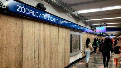 Estación Zócalo del Metro de la CDMX cierra hasta nuevo aviso