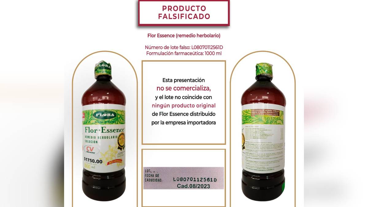Cofepris alerta por falsificación de Flor Essence, remedio herbolario - Uno  TV