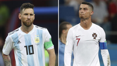 Cristiano y Messi posan para la “foto del siglo”
