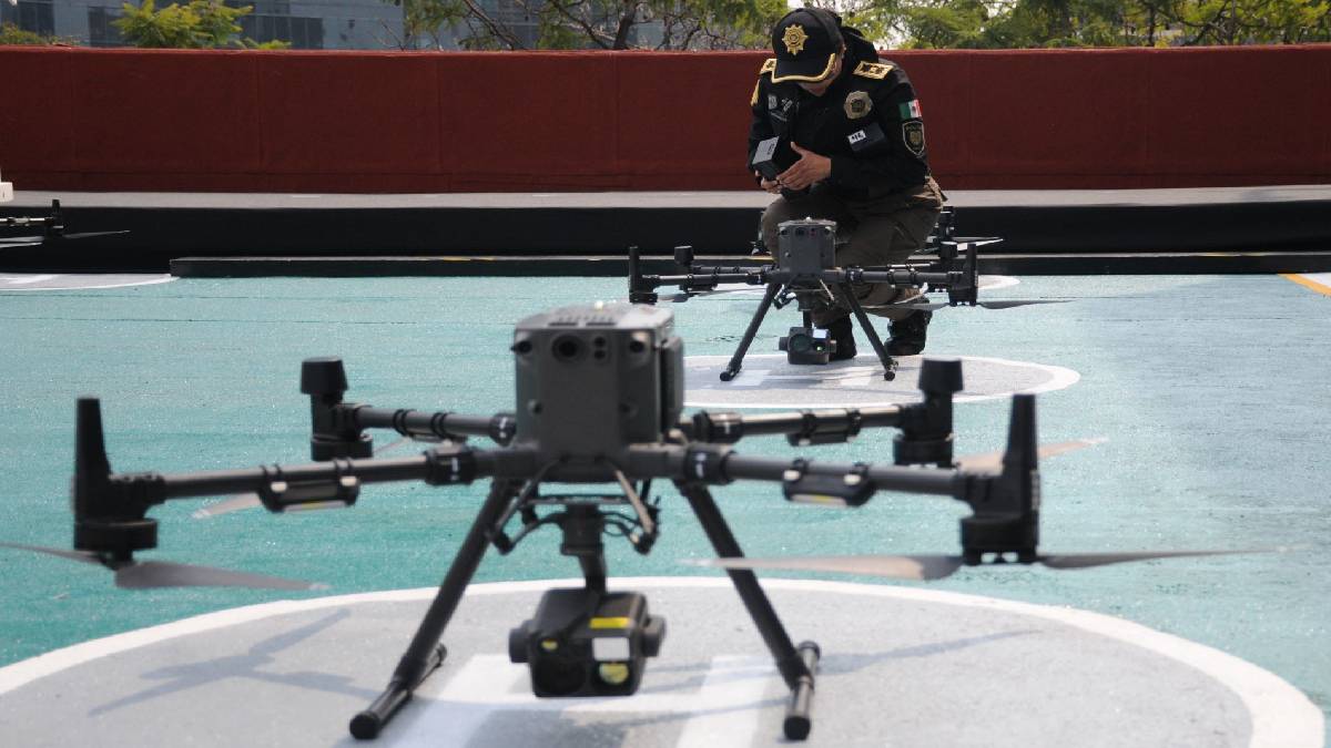 Patrullarán CDMX con drones, conoce la “Unidad Águila”, combatirá delitos de alto impacto
