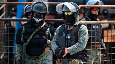 Las autoridades de Ecuador atribuyeron la violencia a bandas del narco. Foto: AFP