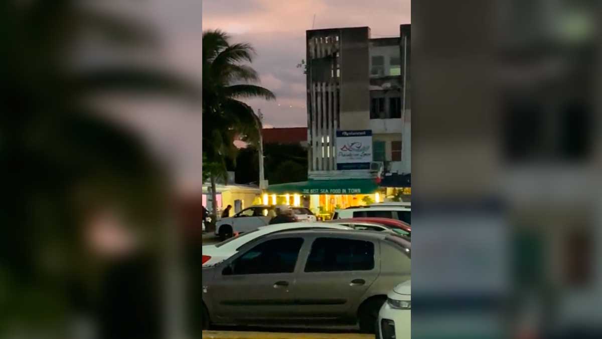 “Mira se están moviendo”: graban supuestos ovnis en Cancún, Quintana Roo