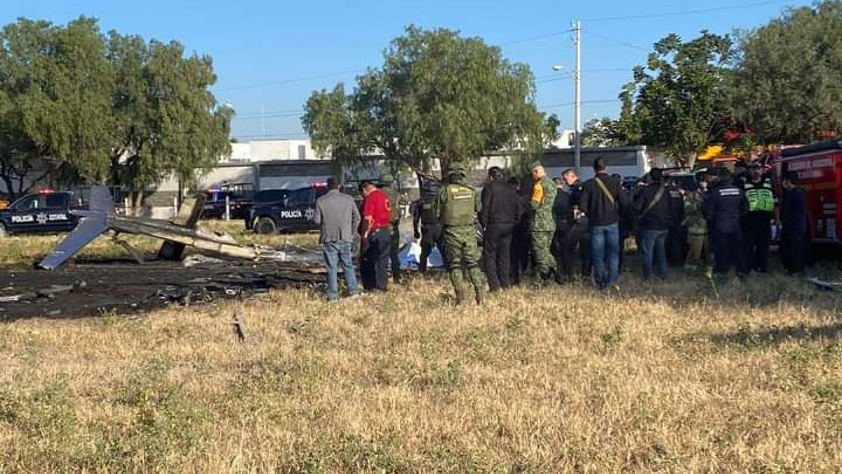 Gobierno federal investiga desplome de helicóptero en Aguascalientes