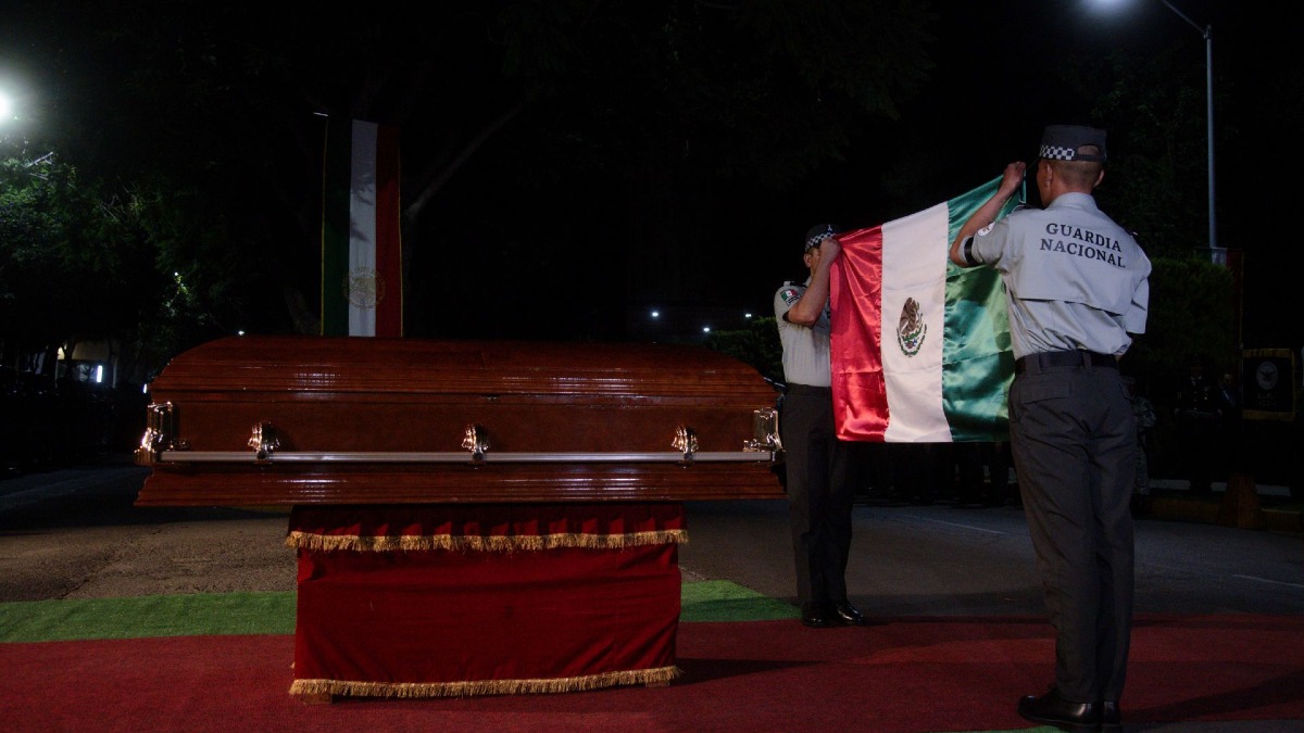 Rinden homenaje a José Silvestre Urzúa Padilla, coordinador de la Guardia Nacional asesinado en Zacatecas