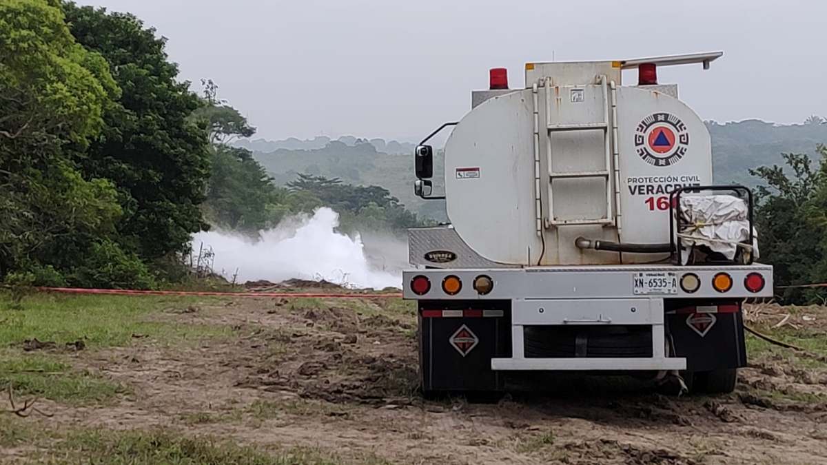 Confirman 19 lesionados por fuga de etano en Agua Dulce, Veracruz