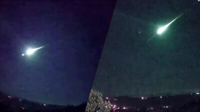 Así fue el sorprendente paso de un meteoro en Brasil