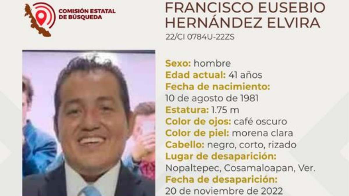 ¡A salvo! Localizan al periodista Francisco Eusebio Hernández, desaparecido en Veracruz