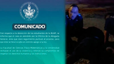 Puebla: policías golpean y someten a estudiante de la BUAP; lo acusan de robo