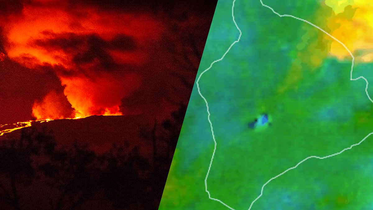 Mauna Loa: la erupción del mayor volcán activo del mundo es captada desde el espacio