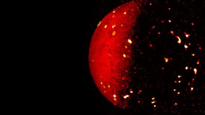 La impresionante imagen de la NASA que revela lava al rojo vivo en la luna de Júpiter
