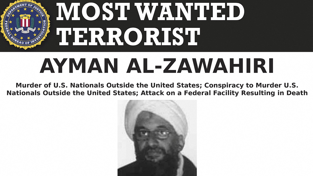 Al Qaeda hizo pública una grabación que, según el grupo terrorista, está narrada por Ayman al Zawahiri, líder que murió en agosto de 2022.