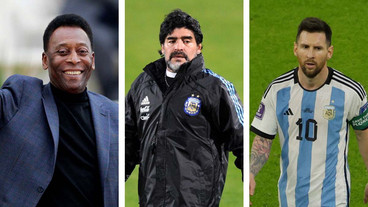 ¿Pelé, Maradona o Messi? ¿Quién es el mejor futbolista de la historia?