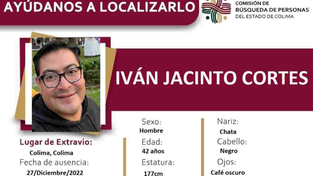Buscan al doctor Iván en Colima; desapareció tras salir del Instituto de Cancerología