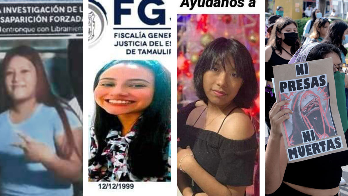 En Tamaulipas, buscan a Cynthia, Yazmín y Danna; colectiva convoca a marcha