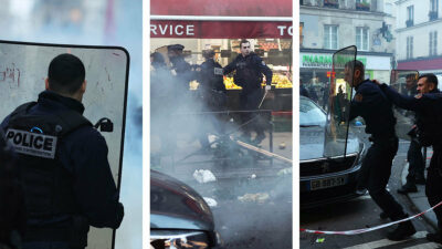Tiroteo en París: manifestantes kurdos se enfrentan con policías