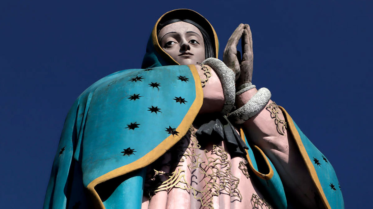 La monumental escultura de la Virgen de Guadalupe que puedes visitar en un Pueblo Mágico
