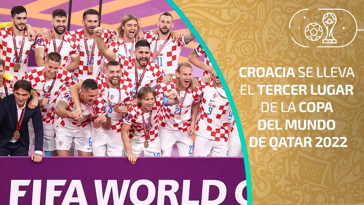 Croacia gana tercer lugar