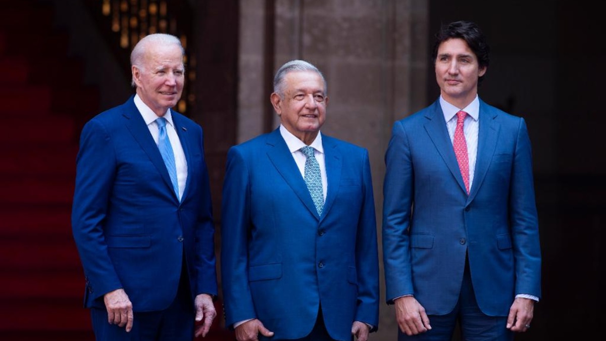 Inicia oficialmente la Cumbre de Líderes de América del Norte en Palacio Nacional