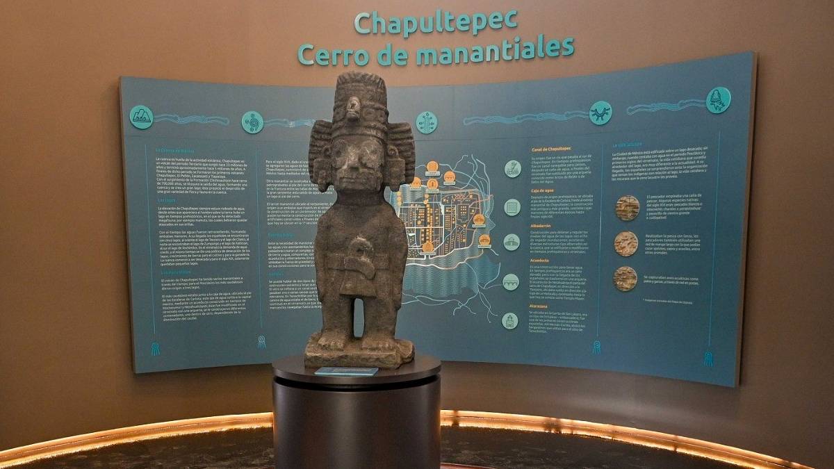 ¡Corre a verlas! Exhiben últimas piezas arqueológicas halladas en el Bosque de Chapultepec